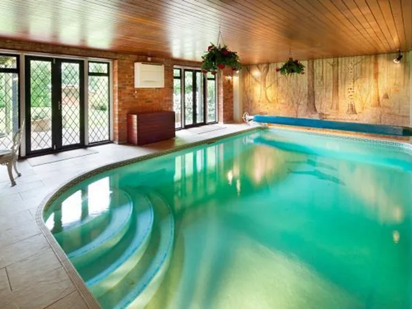 The indoor heated swimming pool at Cedar Hollow Oxford