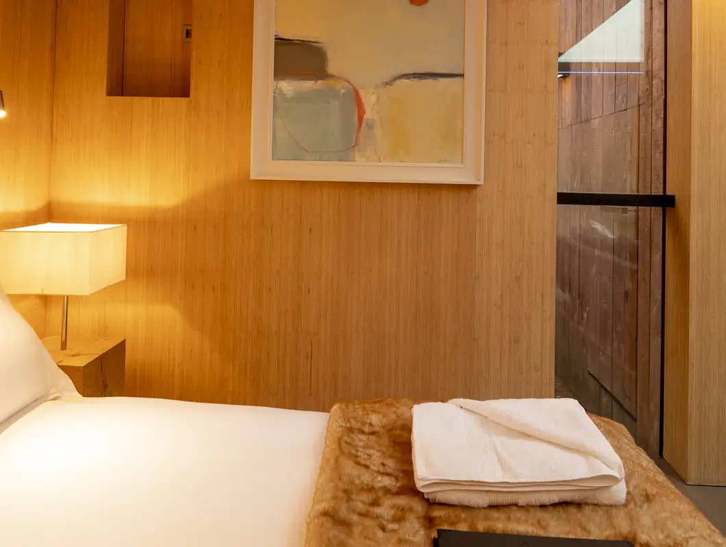 The bedroom arm of the Pinwheel Treehouse