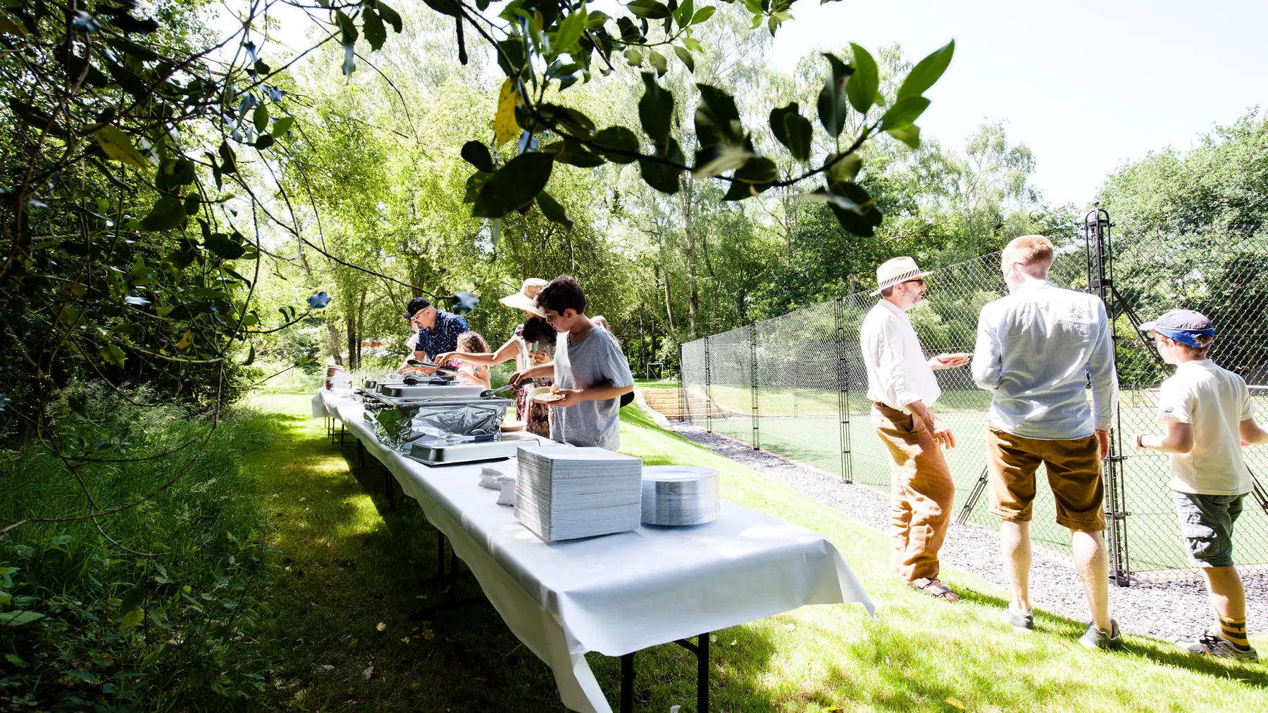 Dining among the trees at Cedar Hollow Oxford