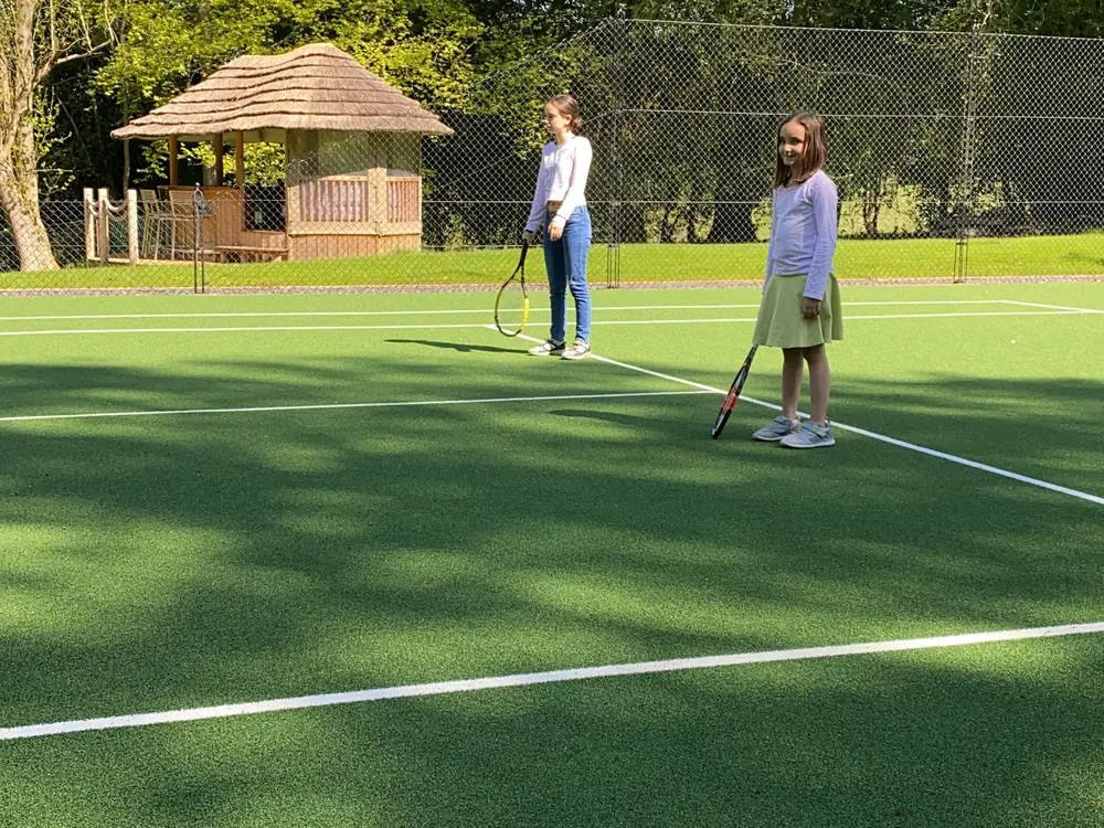 The tennis court at Cedar Hollow Oxford, 1 of 7