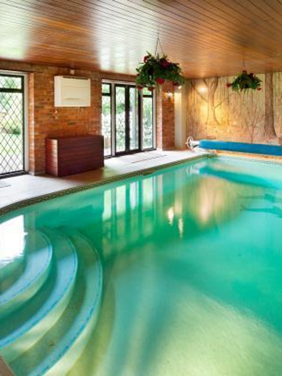 The indoor swimming pool