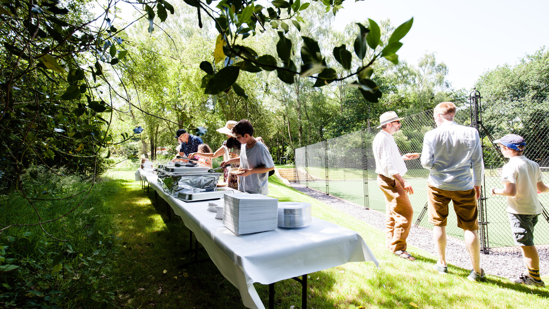 Dining among the trees