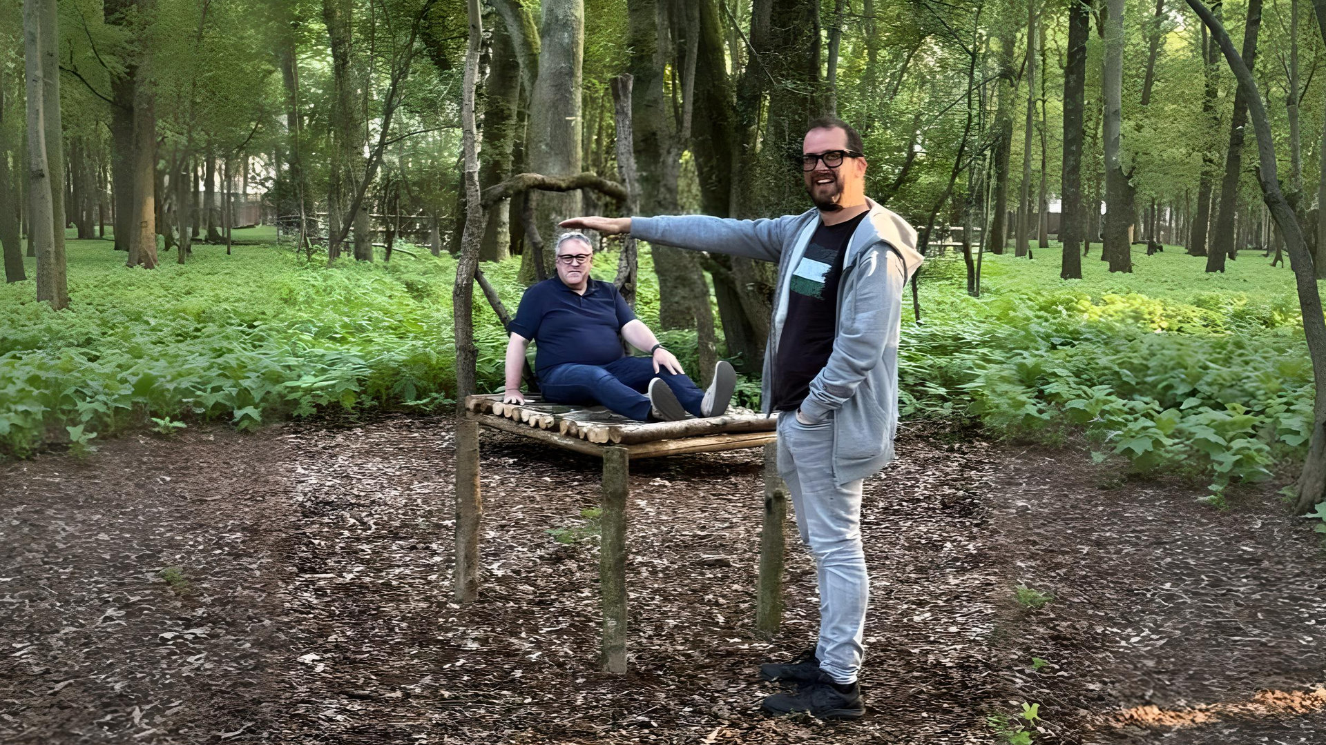 An illusion in the Eastern Woods